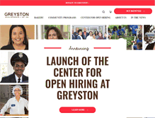 Tablet Screenshot of greyston.org
